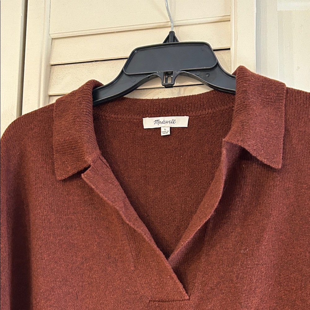 Madewell Women’s Rust/Brown Sweater - Picture 2 of 3